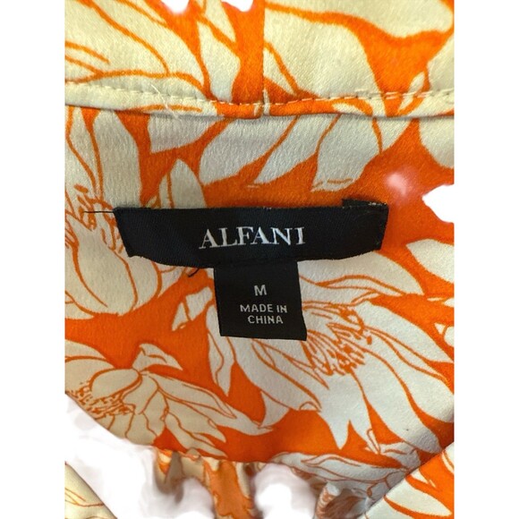 Alfani Sleeveless Blouse Women’s Plus Size 2XL V-Neck Hi Low Hem Turquoise - Picture 7 of 10